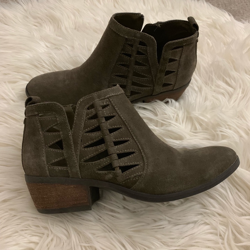 Olive Booties